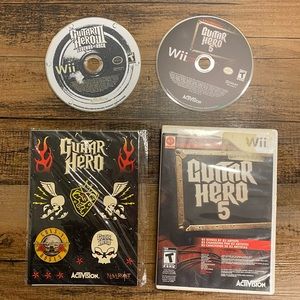 Wii Guitar Hero 3 and 5 bundle!